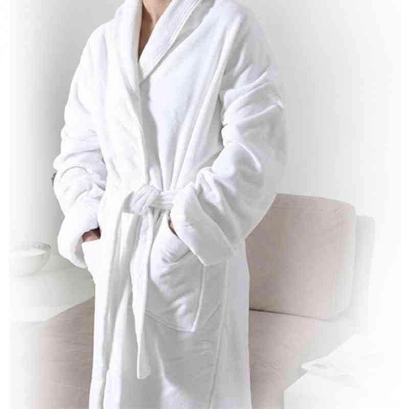 Halat Unisex , 100% Bumbac, Tip Hotel 450gsm , Alb