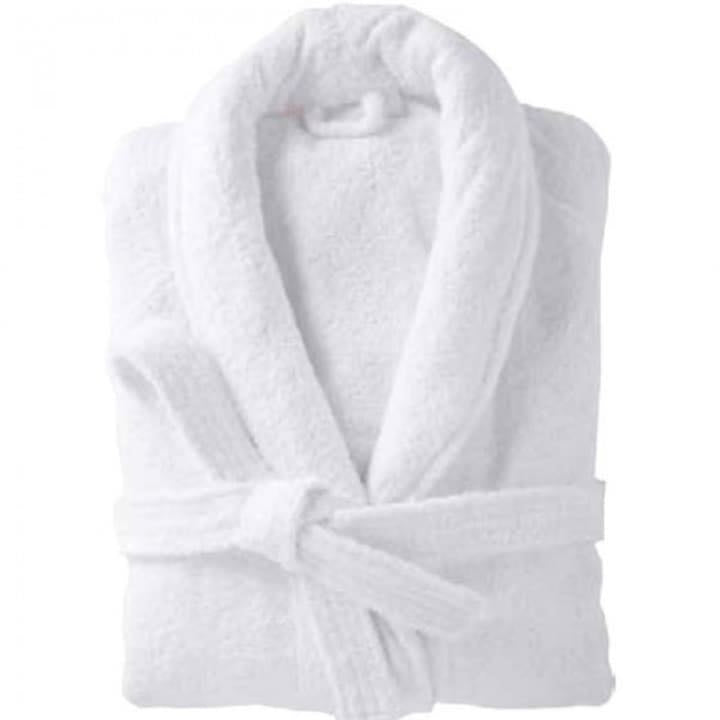 Halat Unisex , 100% Bumbac, Tip Hotel 450gsm , Alb