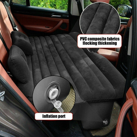 Saltea auto gonflabilă, Travel Bed, perne incluse, pompa de umflat cu conectare la bricheta masinii