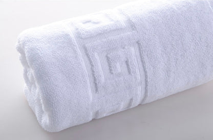 Set mixt 7 prosoape 100% Bumbac, model Greek Border, Albe, MXT03