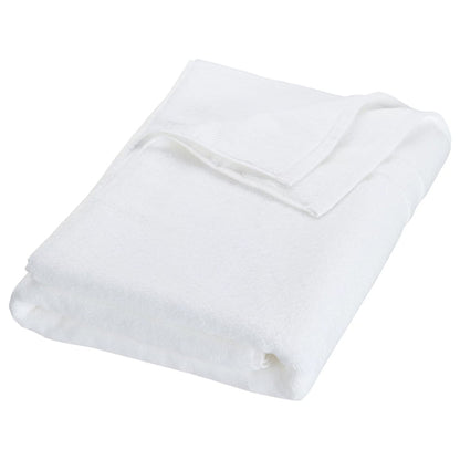 Set 6 Prosoape Hotel , Clasic fără bordură,  100% Bumbac 550gsm, ALB, PPH23