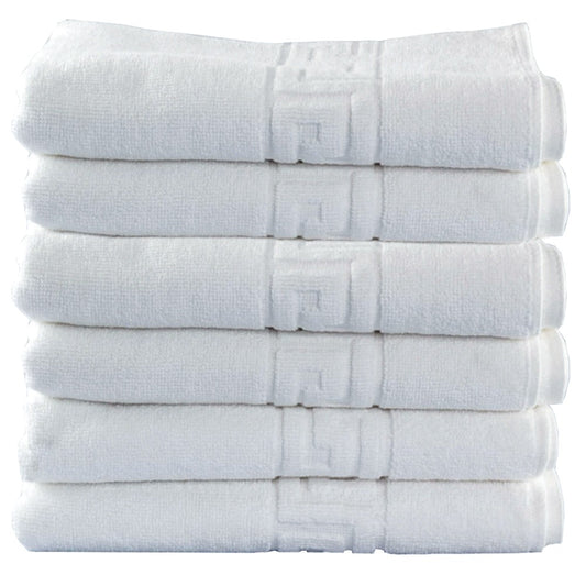 Set 8 Prosoape Hotel, 100% Bumbac 550gsm , Greek Border, ALB, PPH13