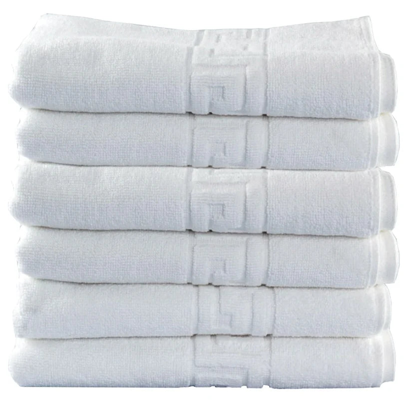 Set 40 Prosoape Hotel, 100% Bumbac 620gsm , Greek Border, ALB, PH606