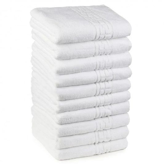 Set 40 Prosoape Hotel, 100% Bumbac 620gsm , Greek Border, ALB, PH606