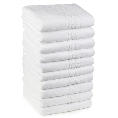 Set 100 Prosoape Hotel , 100% Bumbac 550gsm , Greek Border, ALB, PPH17